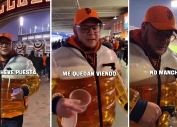 VIDEO «Ingenio mexicano sorprende con chamarra que dispensa cerveza»