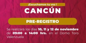 Continúa Pre-Registro para la Audiencia Pública en Cancún