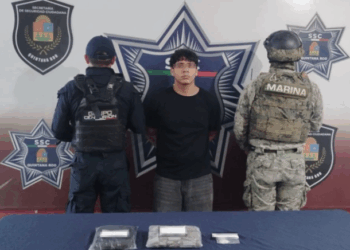 Detención de Presunto Distribuidor de Drogas en Cancún