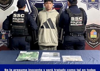 Detención por Delitos Contra la Salud en la Supermanzana 251