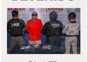 Detienen a presunto narcomenudista en Cancún durante operativo Blindaje