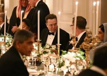 Elon Musk Cena con Trump y MBS en la Casa Blanca