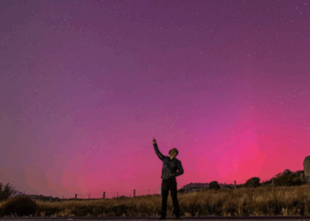 Histórico Avistamiento de Auroras Boreales Ilumina el Cielo del Norte de México