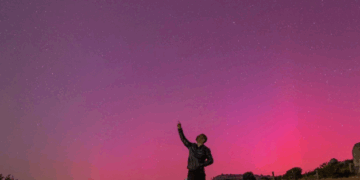 Histórico Avistamiento de Auroras Boreales Ilumina el Cielo del Norte de México