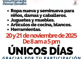 Gran Bazar Humanitario de Cruz Roja Cancún se Prepara para Recaudar Fondos