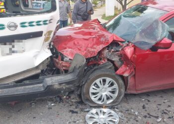 Fuerte Accidente Vial Deja Cinco Lesionados en Cancún