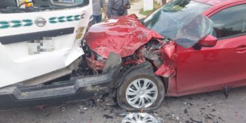 Fuerte Accidente Vial Deja Cinco Lesionados en Cancún