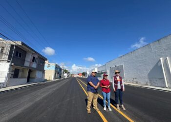 “Se concreta la Rehabilitación de la calle Agustín Olachea en Chetumal”