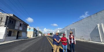 “Se concreta la Rehabilitación de la calle Agustín Olachea en Chetumal”