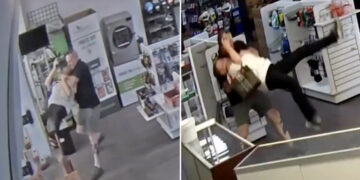 Robo en tienda de armas termina mal para una joven en Georgia