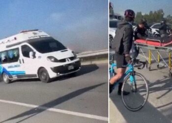 Robo de película en Colombia: banda usa ambulancia y falso accidente para hurtar camión con mercancía millonaria