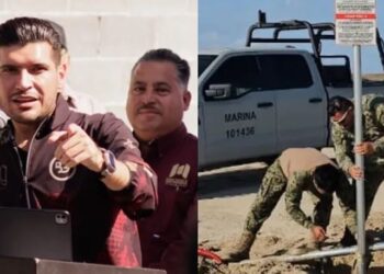 Beto Granados exige respeto a la soberanía tras colocación ilegal de letreros por empresa de EU en Playa Bagdad