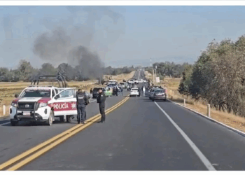 Violencia frena obras en la Autopista Puebla-Tlaxcala tras choque sindical