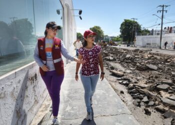 Yensunni Martínez apoya a rehabilitación vial en Chetumal para mejorar la movilidad ciudadana