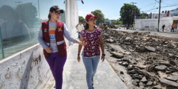 Yensunni Martínez apoya a rehabilitación vial en Chetumal para mejorar la movilidad ciudadana