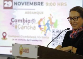Arranca programa “Cambia de Cancha” en Ecatepec