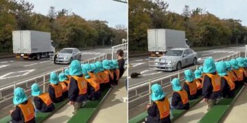 Niños japoneses reciben impactante lección de seguridad vial: una enseñanza que no olvidarán