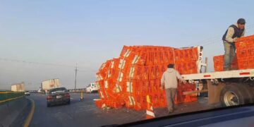 Accidente en Edomex: vuelca camión que transportaba pollos en la carretera a Temoaya