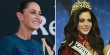 Sheinbaum aplaude a Fátima Bosch por convertirse en Miss Universo: “es un ejemplo de valentía”