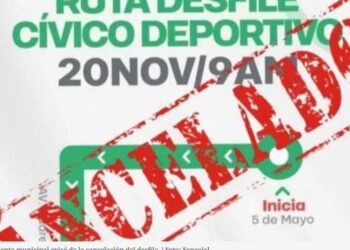 Cancelan desfile del 20 de noviembre en Zamora por violencia
