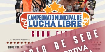 ¡Atención, Afición Luchística! La Gran Final del Campeonato Municipal de Lucha Libre Cambia de Sede