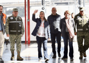 Claudia Sheinbaum supervisa avances del Tren Suburbano al AIFA