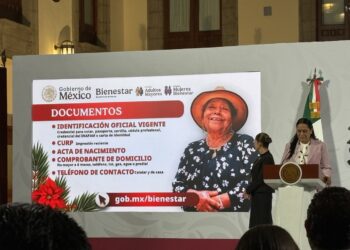 Abren Registro de Pensión de Adultos Mayores y Mujeres Bienestar del 1 al 13 de Diciembre