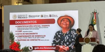 Abren Registro de Pensión de Adultos Mayores y Mujeres Bienestar del 1 al 13 de Diciembre