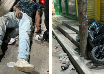 Accidente en Cancún deja a un hombre dormido tras chocar contra un poste