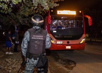 Arranca el Operativo Paradero Seguro para vigilancia del transporte en Cancún