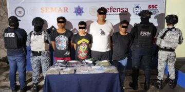 Caen cuatro miembros de un grupo criminal en operativo conjunto en Cancún