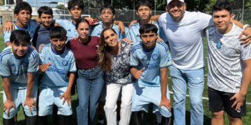 Cancha de fútbol siete Los Tules es reinaugurada en Cancún
