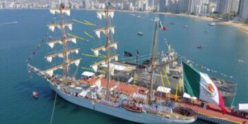 Buque escuela «Cuauhtémoc» regresa a Acapulco tras ocho meses de travesía