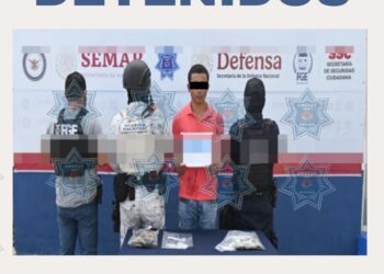 Capturan a joven por presunto Narcomenudeo en Cancún durante operativo en la Supermanzana 107