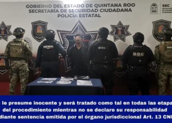 Detención por narcomenudeo en Othón P. Blanco deja drogas, efectivo y motocicleta asegurados