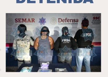 Detienen a una mujer en Cancún por su probable relación con el narcomenudeo