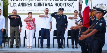 El Gobierno de Playa del Carmen rinde homenaje al legado de Andrés Quintana Roo