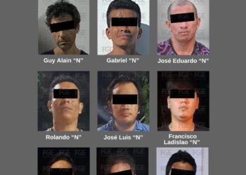 FGE logra procesar a nueve sujetos por narcomenudeo en Benito Juárez