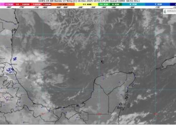 Frente Frío No. 21 Trae Lluvias y Clima Cálido a Cancún