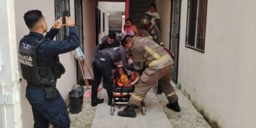 Fuerte Explosión por Fuga de Gas Deja Dos Heridos en Fraccionamiento de Cancún