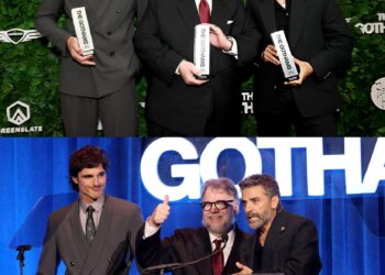 Guillermo del Toro, Oscar Isaac y Jacob Elordi reciben el Vanguard Tribute y estallan contra la IA