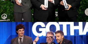 Guillermo del Toro, Oscar Isaac y Jacob Elordi reciben el Vanguard Tribute y estallan contra la IA