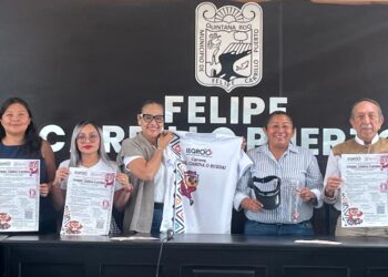 IEQROO y gobierno municipal anuncian la Carrera por la democracia y la paz en Felipe Carrillo Puerto
