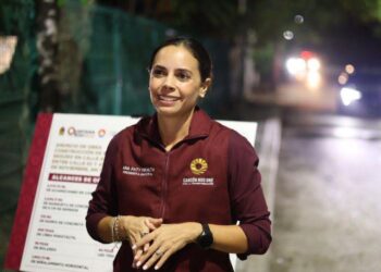 ANUNCIA ANA PATY PERALTA CONSTRUCCIÓN DE SENDERO SEGURO EN LA SM 77