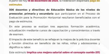 Inicia hoy la dispersión de los pagos de Promoción Horizontal para docentes de México