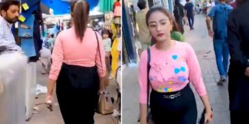 Mujer se graba caminando sin velo en Pakistán para documentar reacciones sociales