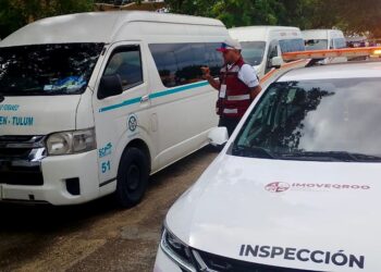 Operativos de Movilidad Segura refuerzan vigilancia del transporte público en Quintana Roo