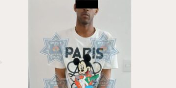 Policía de Cancún detiene a motociclista por el delito de encubrimiento en la Supermanzana 41