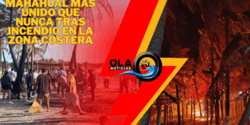 #VIDEO: #Mahahual más unido que nunca tras incendio en la zona costera