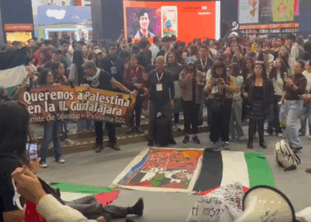 Protesta Pro-Palestina Irrumpe en la Feria Internacional del Libro de Guadalajara